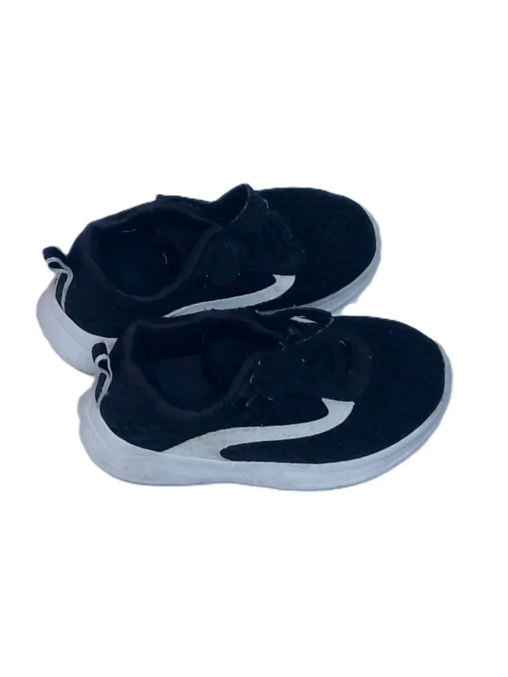 Black & White Toddler Slip-On Athletic Sneakers Size 6